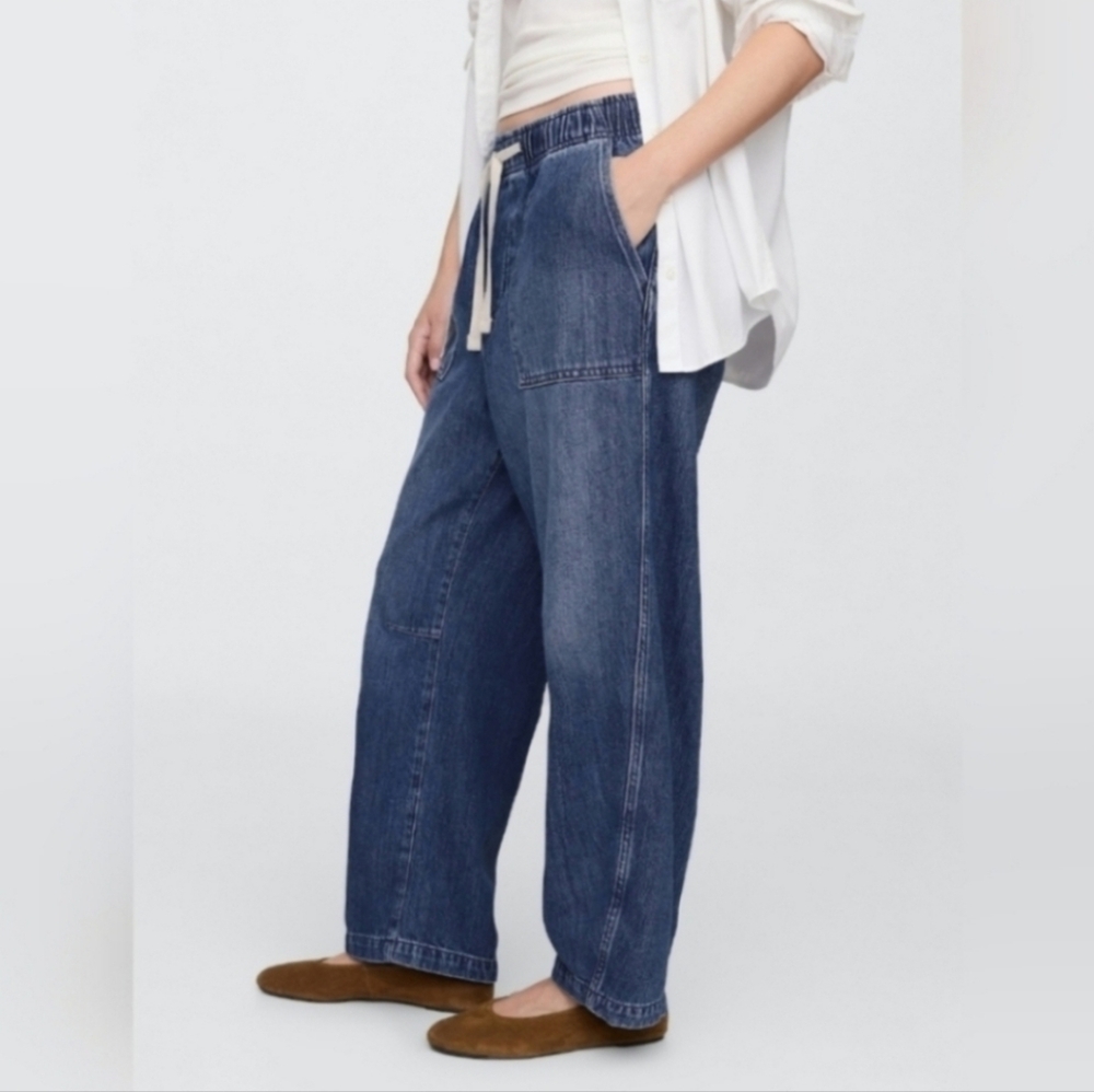 GAP Blue Straight Leg Pants